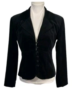 Mossimo Supply Co Velour Black Jacket M - Picture 1 of 9