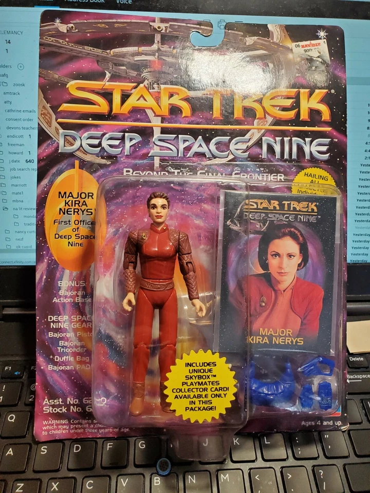  Playmates: Star Trek Deep Space Nine Major Kira Nerys 1993 nuevo (sutt Foto 1 de 1