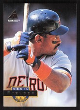 1994 Pinnacle   Cecil Fielder #10 Detroit Tigers