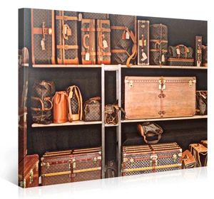 LOUIS VUITTON SUITECASE 100x75cm BILD BILDER XXL LEINWANDDRUCK ART KUNST #e2514 - Bild 1 von 4