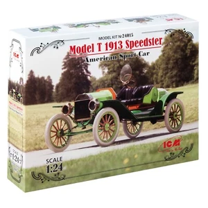 Kit Modelo Coche Deportivo Americano Modelo T 1913 Speedster Plástico Escala 1/24 ICM 24015 - Imagen 1 de 13