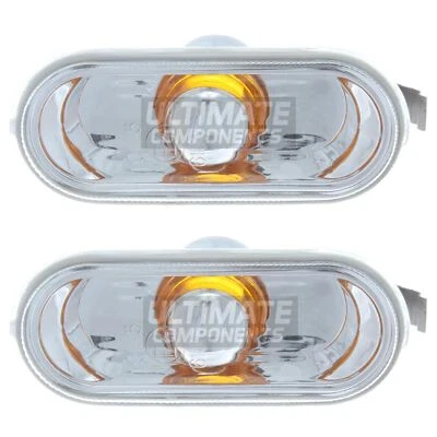 Luzes indicadoras de asa lateral repetidores Seat Alhambra 2004-2010 par cristalino - Imagem 1 de 2