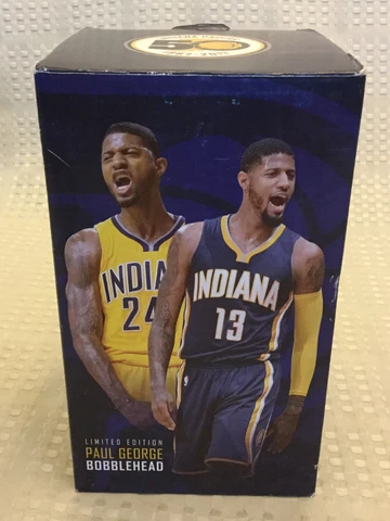 Paul George Bobblehead Indiana Pacers "50th Anniversary" 2017 SGA New In Box Cover