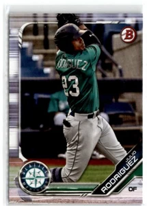 2019 Bowman Draft Carta Base Julio Rodriguez #BD-60 Seattle Mariners - Foto 1 di 2