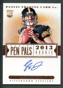 Landry Jones #38 signed autograph auto 2013 Panini Playoff Contenders Pen Pals - Picture 1 of 1
