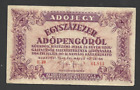 100 000 ADOPENGO VERY FINE BANKNOTE FROM HUNGARY 1946 PICK-144a WITH SERIAL