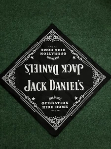 Jack Daniels Whiskey Bandana Military Operation Ride Home NEW Biker Motorcycle - Picture 1 of 3