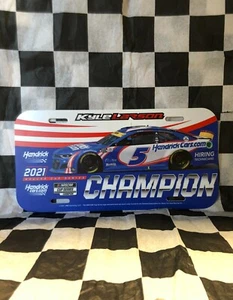 Kyle Larson #5 Hendrick Cars.Com 2021 NASCAR CUP SERIES CHAMPION LICENSE PLATE. - Picture 1 of 4