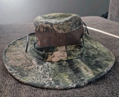 Mossy Oak CAMOUFLAGE Outdoor Hunting BUSH HAT One Sz Sun Cover  - Image 1 of 4