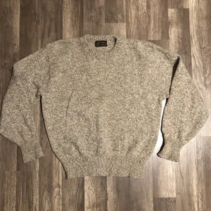 Vintage Eddie Bauer Sweater Mens Large Wool Blend Crewneck Pullover USA 90s - Picture 1 of 15