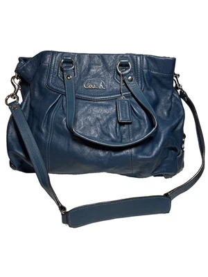 COACH Ashley Leather Carryall Shoulder Bag F19243 – Silver Hardware - Image 1 of 4