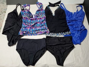 Paket 4 Damen Badeanzüge Größe M Medium (8-10) Bademode  - Bild 1 von 13