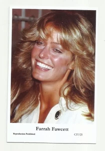 BX106) FARRAH FAWCETT SWIFTSURE PHOTO POSTCARD (C37/25) FILMSTAR PIN UP GLAMOR - Picture 1 of 1