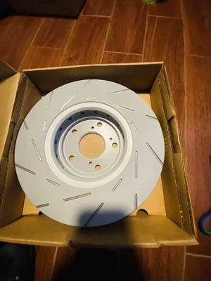 Kit de freios EBC – Rotores frontais e traseiros com fenda + pastilhas (adequado para 10º Honda Civic Si) - Imagem 1 de 4