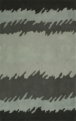 Alfombra a rayas rayadas 5x7 gris Dalyn filas sombreadas SO52 - abril 5' x 7' 6" Foto 1 de 2