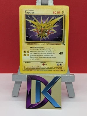 Zapdos - 30/62 - Fossil Set Rare - Non Holo - Pokemon card - Image 1 of 4