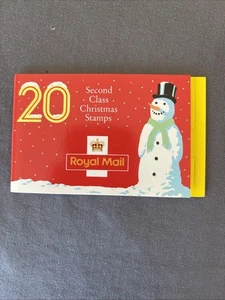 GB 1990 £3.40p Christmas Second Class Booklet LX1 (20 x 17p) - Picture 1 of 2