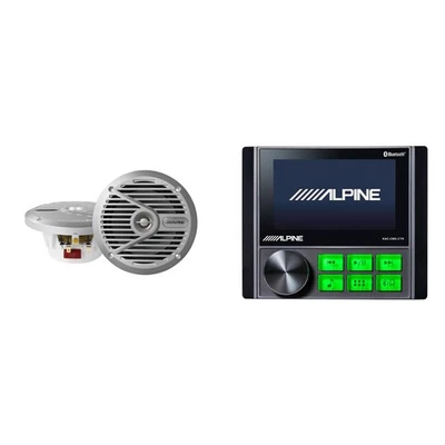 Alpine KAC-CMD-CTR Power Sports / Marine Source & SPS-M601 Marine 6.5" Bundle - Image 1 of 4