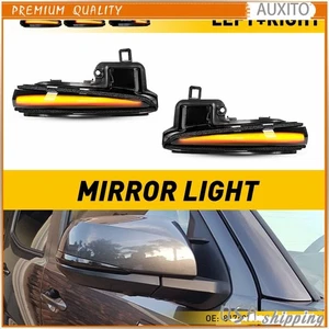 For 2016-2022 Toyota Tacoma Sequential Side Mirror Turn Signal Lights LED Smoked - Picture 1 of 11