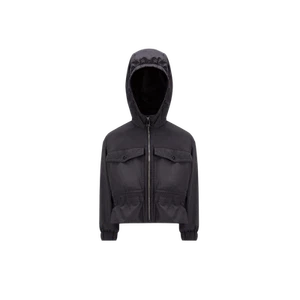 (Kids) Moncler Ailisia Hooded Jacket Black - 23SS - Picture 1 of 2