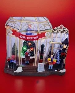 Caja sin abrir - Ilumina invernadero reproduce 8 villancicos tiempo de vacaciones 3AA baterías - Imagen 1 de 9