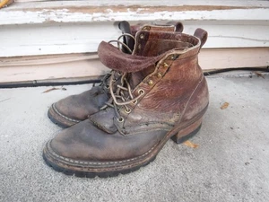 WHITE'S BIKER WORK BOOTS MEN'S SIZE 9.5 MADE IN USA L@@K - Picture 1 of 7
