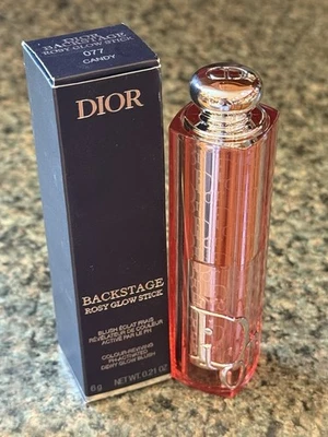 Rubor Dior Backstage Rosy Glow Stick Dewy Glow~077 Candy~NUEVO EN CAJA~Tamaño completo  Foto 1 de 4