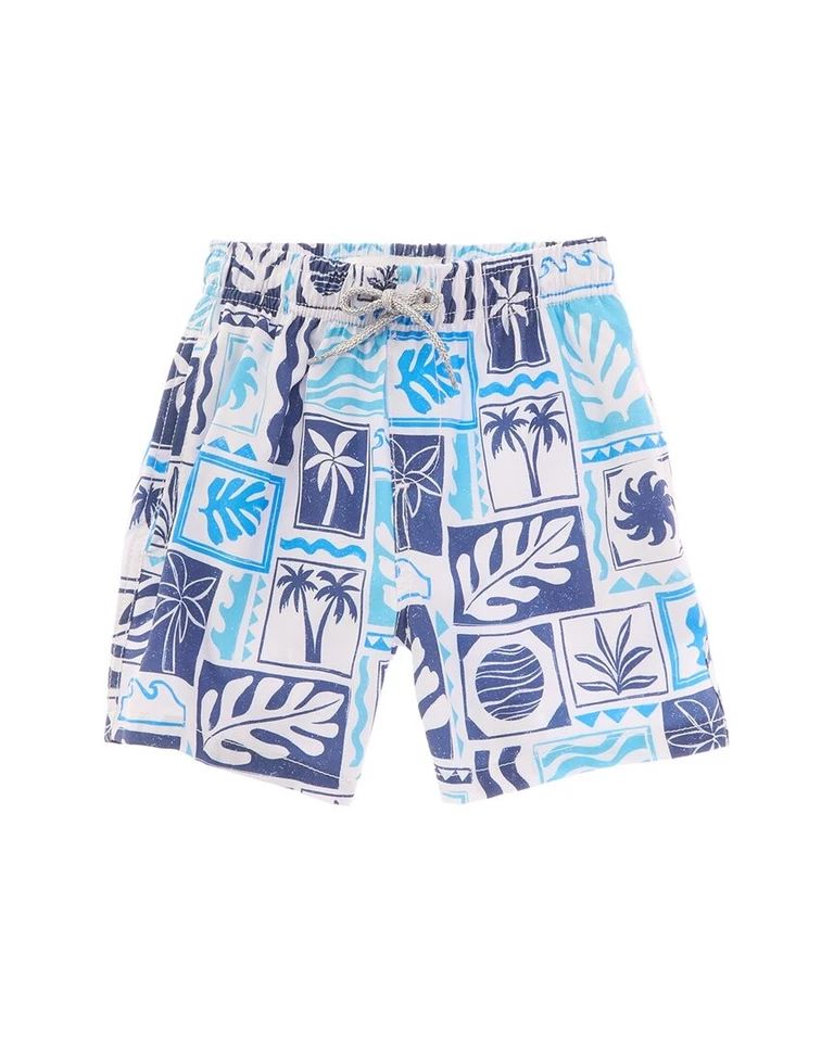 Vintage Summer 4 Way Stretch Volley Swim Short - Image 1 of 1