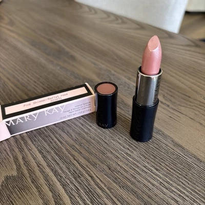 New In Box Mary Kay Creme Lipstick Pink Shimmer 022831 Full Size Discontinued - Image 1 of 4