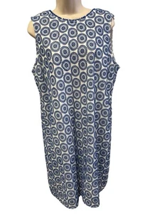 Draper James Collection Damen-Etuikleid mit Ösen meerblau Größe 10 neu mit Etikett 195 $ - Bild 1 von 4