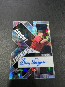 2025 Leaf Metal Baseball Billy Wagner Caught Looking Auto 4/10 HOF - Picture 1 of 2