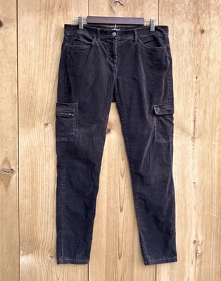 Eileen Fisher Micro Corduroy Cargo Pants Sz 10 - Image 1 of 4