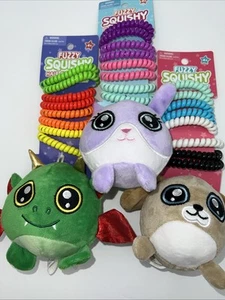 Haarkordelsets 3er Pack Best Brands Sparkle Fuzzy Squishy Frühling Sommer SPASS - Bild 1 von 10