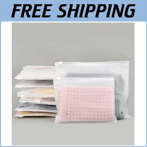 Sacchetti con Cerniera Smerigliati Resistenti 3 Mil 100 Pack - Ideali per Organizzare Vestiti - Foto 1 di 10