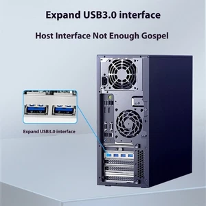 PCIE3.0 USB Expansion Card Enhances Heat Dissipation for Stable Performances - Afbeelding 1 van 10