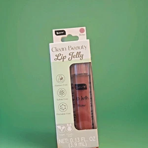 B Pure Clean Beauty Lip Gloss Jelly - Rose - Picture 1 of 3