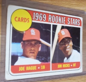 1969 Topps #559 Cardinals 1969 Rookie Stars (Joe Hague / Jim Hicks) - Foto 1 di 2