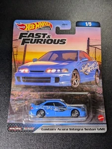 Hot Wheels Custom Acura Integra Sedán GSR Premium Fast & Furious 1/5 2023 Sellado - Imagen 1 de 2