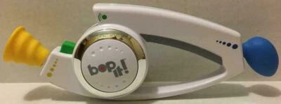 BOP IT! 2008 Hand Held Electronic Game by Hasbro White Tested & Works Ships Free - Image 1 of 4