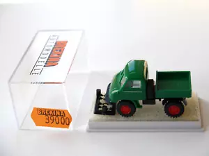 MB Unimog 411 pianale in verde verde verde verde verde, Brekina 39000 in 1:87 H0 confezione originale - Foto 1 di 1