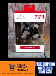 Hallmark Ornaments MARVEL - BLACK PANTHER - Brand New - Damaged Box - Picture 1 of 7