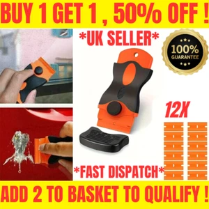 Plastic Scraper Tool Glass Window Cleaning Paint Removal Dirt Sticker Removal UK - Picture 1 of 10