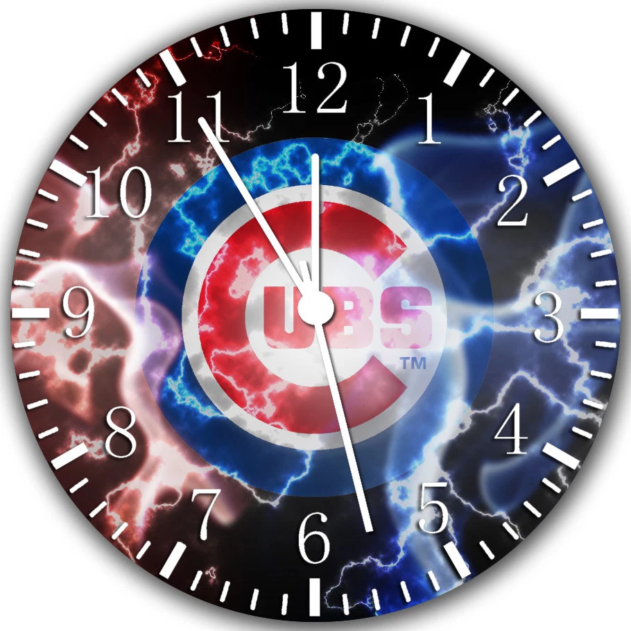 Chicago Cubs Frameless Borderless Wall Clock Nice For Gifts or Decor W340 Foto 1 de 1