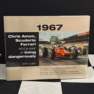 1967 CHRIS AMON SCUDERIA FERRARI AND A YEAR OF LIVING DANGEROUSLY BOOK 312 F1 - Picture 1 of 8