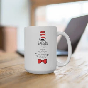 Let's Go Brandon Rhyme Ceramic Coffee Tea Mug 15oz - Picture 1 of 5