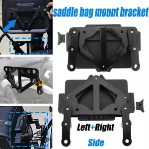 Para Honda Harley Alforja Bolsas de Sillín Duras MOTOCICLETA Soporte de Montaje de Liberación Rápida - Imagen 1 de 10
