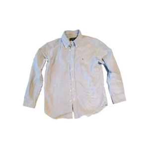 Ralph Lauren Boys Blue Button Down Dress Oxford Shirt Size 14 WorldShip BIN - Picture 1 of 10