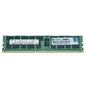HP 500205-171 8GB 2Rx4 DDR3 PC3-10600R REG ECC Server RAM 595097-001 593913-B21 - Picture 1 of 2