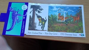 New Zealand FDC 1993 Dinosaurs Sealed unaddressed Stamps Combine Postage - Picture 1 of 1