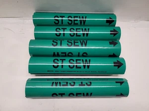 Seton Snap-On Marker Coiled Plastic Sheet 30303015 "ST SEW" (Lot 5) - Picture 1 of 10